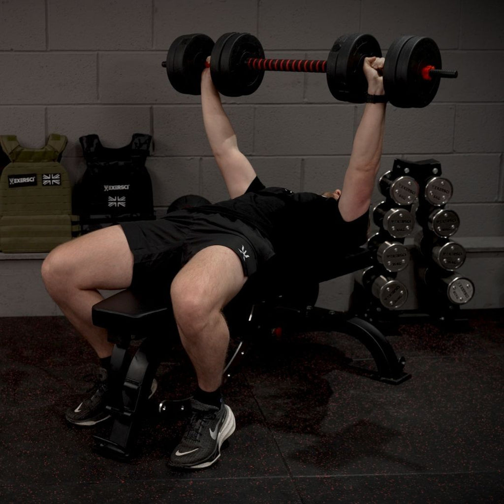 Exersci Adjustable Dumbbell Barbell Weights Set 20-40Kg with Kettlebell Option