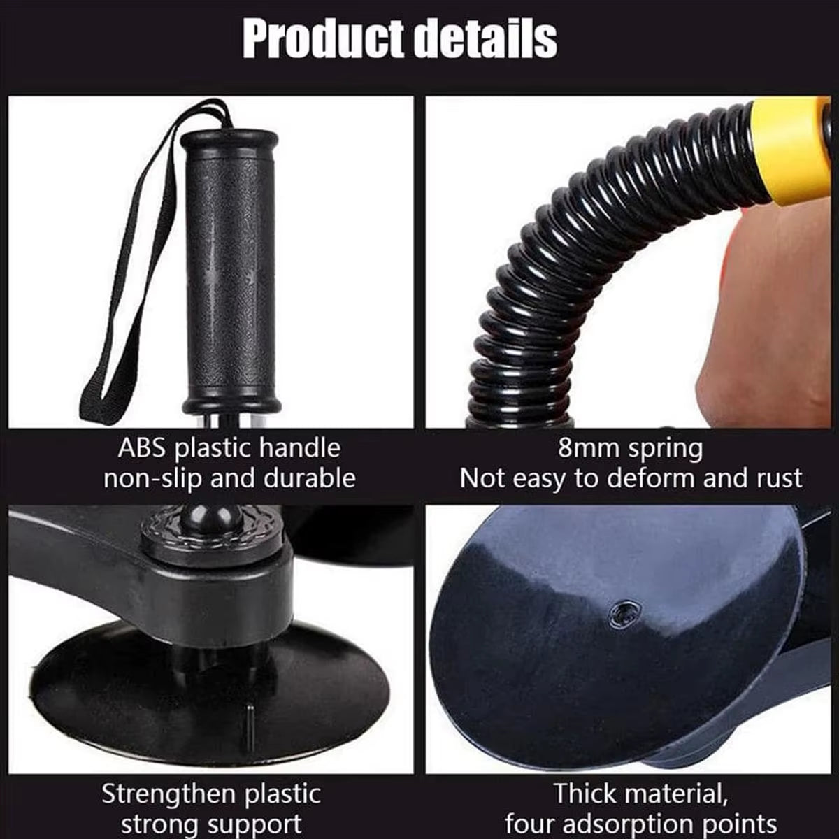 Portable Arm Wrestling Hand Grip Exerciser Wrist Muscle Power Strengthener Spring Forearm Workout Equipment for Home Gym