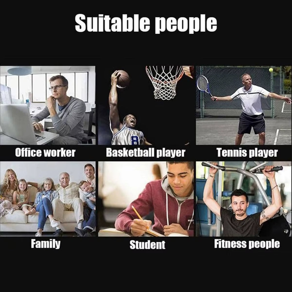 Portable Arm Wrestling Hand Grip Exerciser Wrist Muscle Power Strengthener Spring Forearm Workout Equipment for Home Gym